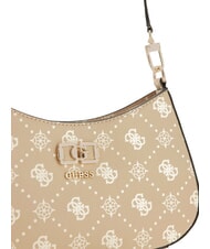 GUESS EMELIE LOGO Umh&auml;ngetasche Vanille-Logo - Damentaschen - 4