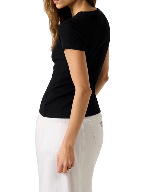 EMBRO Baumwoll-T-Shirt jetbla - T-Shirts und Tops f&uuml;r Damen