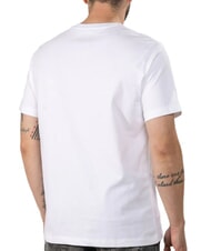 GUESS JEANS REGULAR LOGO Baumwoll-T-Shirt purwei&szlig; - Herren-T-Shirts - 2