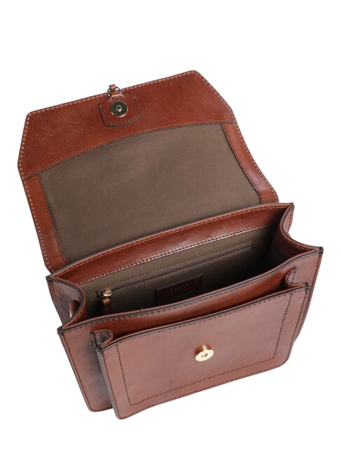 ELBA Schultertasche aus Leder BRAUN - Damentaschen