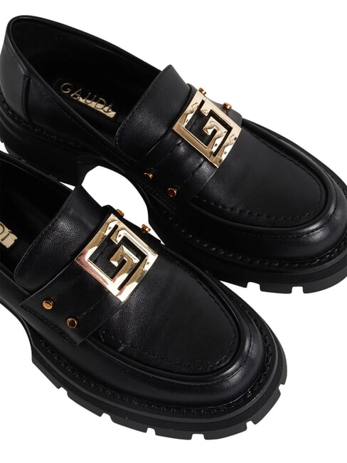 ARIEL Ledermokassin SCHWARZ - Damenschuhe