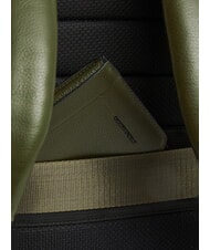 PIQUADRO RUSSEL Lederrucksack f&uuml;r 15,6"-Laptop GR&Uuml;N - PC-Rucks&auml;cke - 7