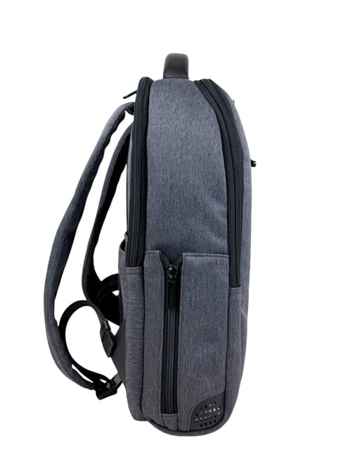BRIEF 2 Laptop-Rucksack und iPad-Halter aus recyceltem Stoff Grau - PC-Rucks&auml;cke