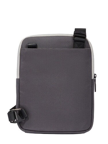 BRIEF 2 iPad-Tasche aus recyceltem Stoff Grau - Umh&auml;ngetaschen Herren