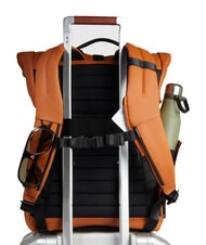 PIQUADRO CORNER SPECIALE GOMMATO Rolltop-Rucksack f&uuml;r 15,6-Zoll-Laptop LEDER - PC-Rucks&auml;cke - 3