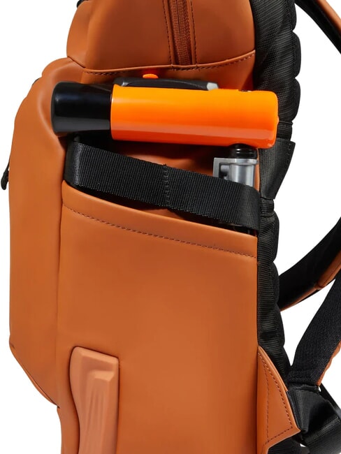 CORNER SPECIALE GOMMATO Rolltop-Rucksack f&uuml;r 15,6-Zoll-Laptop LEDER - PC-Rucks&auml;cke