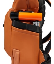 PIQUADRO CORNER SPECIALE GOMMATO Rolltop-Rucksack f&uuml;r 15,6-Zoll-Laptop LEDER - PC-Rucks&auml;cke - 5