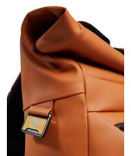 PIQUADRO CORNER SPECIALE GOMMATO Rolltop-Rucksack f&uuml;r 15,6-Zoll-Laptop LEDER - PC-Rucks&auml;cke - 6
