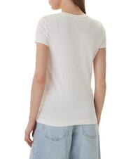 GUESS CN SS LOGO Kurz&auml;rmeliges T-Shirt cremwhi - T-Shirts und Tops f&uuml;r Damen - 2