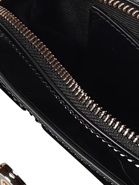 ENAMELED Schultertasche, gl&auml;nzend Schwarz - Damentaschen