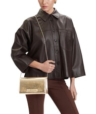 LOVE MOSCHINO SMART DAILY Clutch mit Kette Platin - Damentaschen - 2