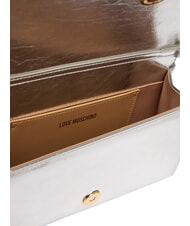 LOVE MOSCHINO SMART DAILY Clutch mit Kette Silber- - Damentaschen - 6