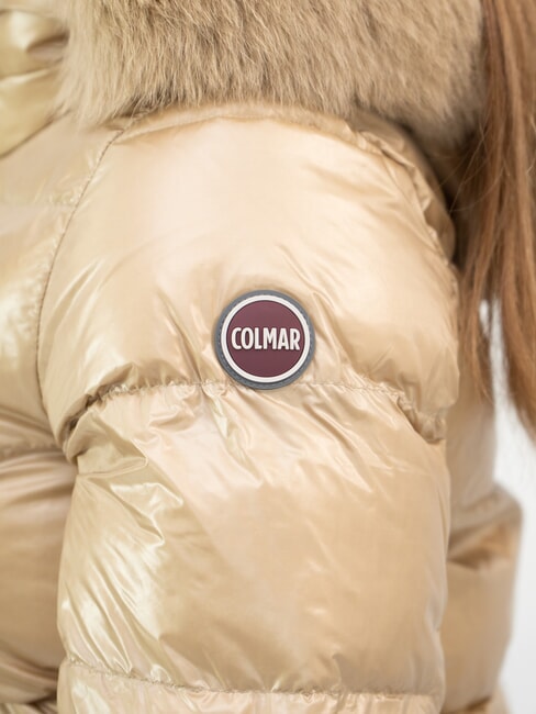 ORIGINALS FRIENDLY Daunenjacke mit Kapuze Kamelbrauner Stahl - Daunenjacken f&uuml;r Damen
