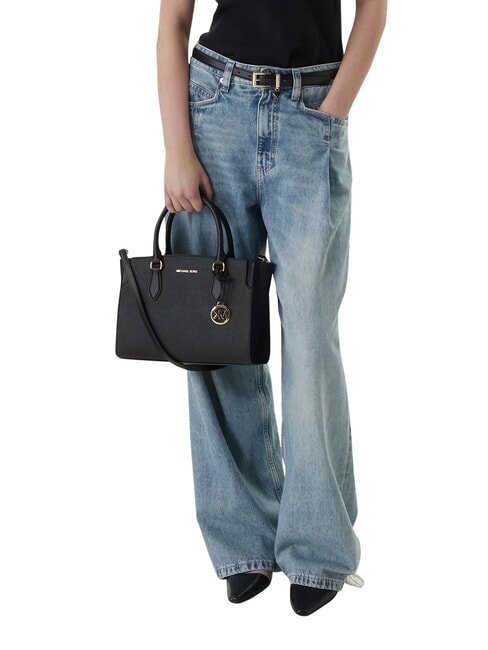 BECCA Handtasche mit Schulterriemen aus Leder Schwarz - Damentaschen