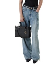 MICHAEL KORS BECCA Handtasche mit Schulterriemen aus Leder Schwarz - Damentaschen - 2