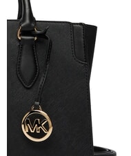 MICHAEL KORS BECCA Handtasche mit Schulterriemen aus Leder Schwarz - Damentaschen - 6