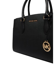 MICHAEL KORS BECCA Handtasche mit Schulterriemen aus Leder Schwarz - Damentaschen - 7
