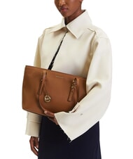 MICHAEL KORS QUINN Mittelgro&szlig;e Einkaufstasche aus Leder Gep&auml;ck - Damentaschen - 2