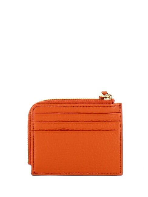 TASSEL Kartenetui mit Rei&szlig;verschluss aus geh&auml;mmertem Leder Krabbe - Brieftaschen Damen