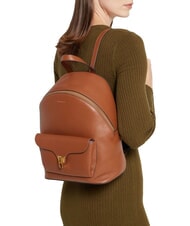 COCCINELLE BEAT GENERATION Rucksack aus geh&auml;mmertem Leder Cognac - Damentaschen - 5