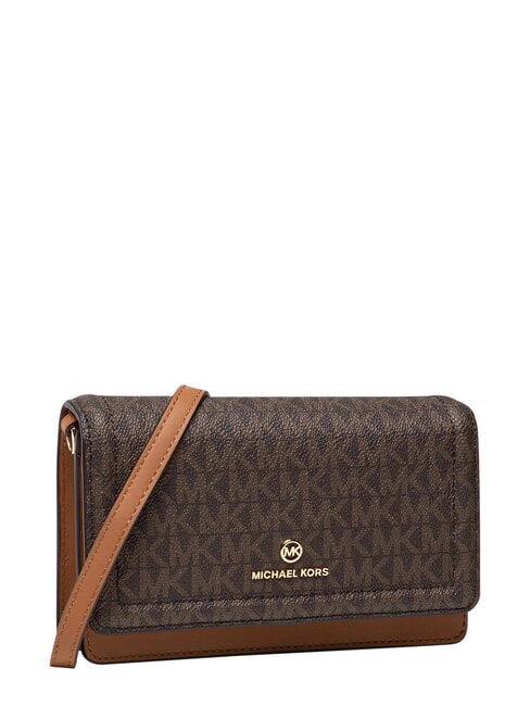 JET SET Mini-Schultertasche aus Leder braun - Damentaschen