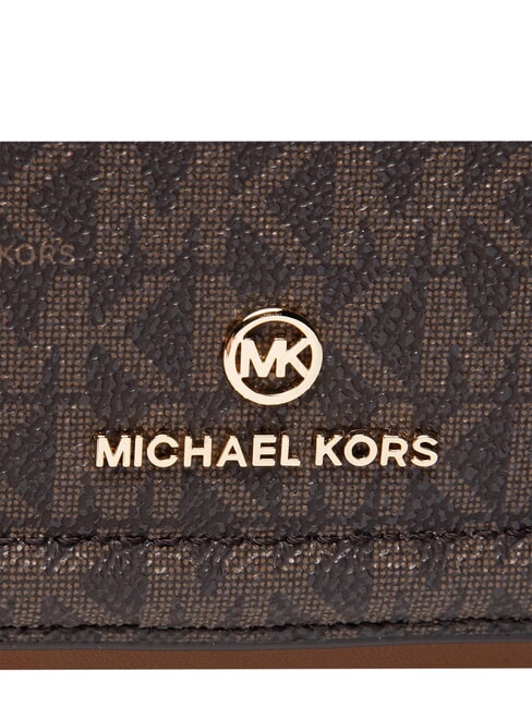 JET SET Mini-Schultertasche aus Leder braun - Damentaschen