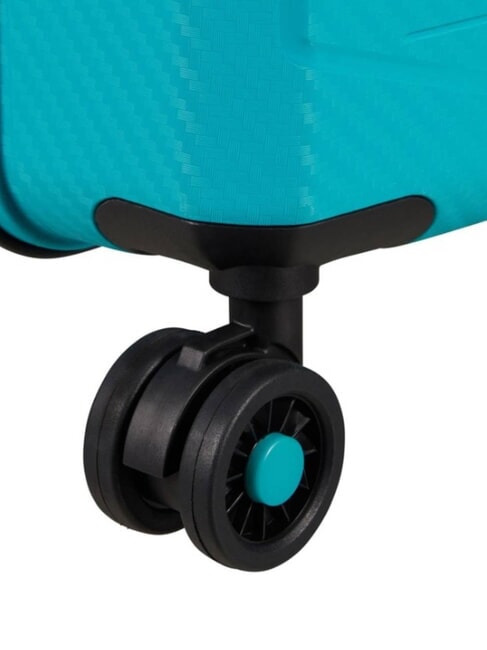 SUMMER HIT Gro&szlig;er Einkaufswagen T&uuml;rkis - Harte Trolleys