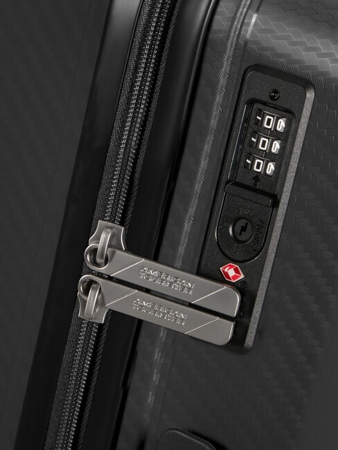 SUMMER HIT Mittlerer Trolley SCHWARZ - Harte Trolleys