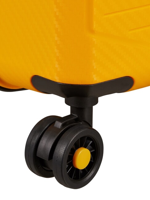 SUMMER HIT Kabinen- + Mittel- + Gro&szlig;-Trolley-Set Gold-gelb - Trolleyset