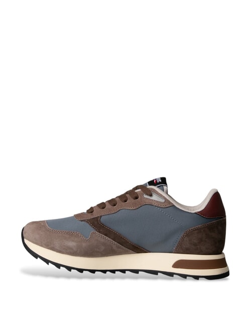 RYDER Turnschuhe Taupe/Vogelblau - Herrenschuhe