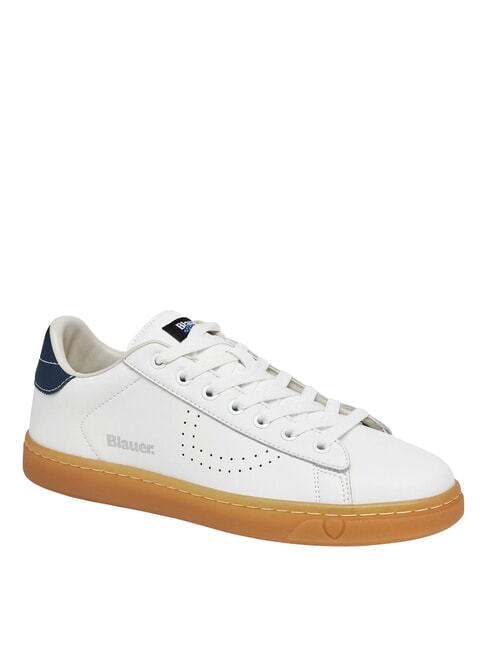 LOWELL Turnschuhe wei&szlig;/marineblau - Herrenschuhe