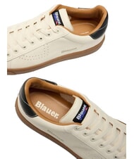 BLAUER LOWELL Turnschuhe cremefarben/schwarz - Herrenschuhe - 3