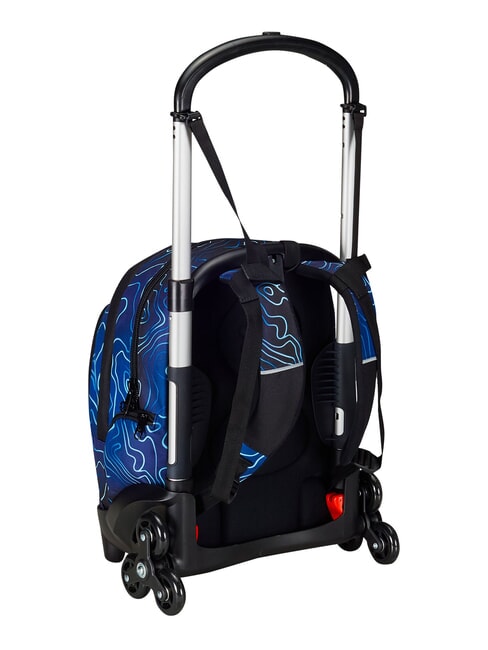 MAPSET BOY 3-r&auml;driger Trolley-Rucksack, abnehmbar blautief - Rucks&auml;cke mit Trolleyfunktion