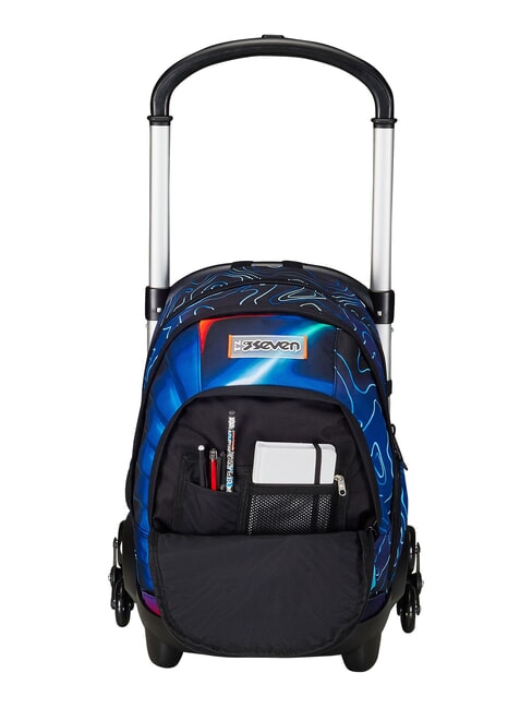 MAPSET BOY 3-r&auml;driger Trolley-Rucksack, abnehmbar blautief - Rucks&auml;cke mit Trolleyfunktion