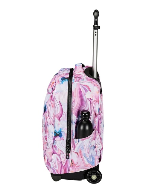 FANTASY GRS 2-r&auml;driger Trolley-Rucksack, fest Marmorblume - Rucks&auml;cke mit Trolleyfunktion