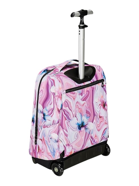 FANTASY GRS 2-r&auml;driger Trolley-Rucksack, fest Marmorblume - Rucks&auml;cke mit Trolleyfunktion