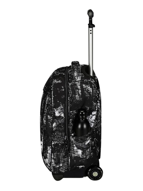 FANTASY GRS 2-r&auml;driger Trolley-Rucksack, fest Stadt schwarz - Rucks&auml;cke mit Trolleyfunktion