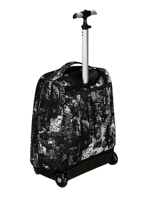 FANTASY GRS 2-r&auml;driger Trolley-Rucksack, fest Stadt schwarz - Rucks&auml;cke mit Trolleyfunktion