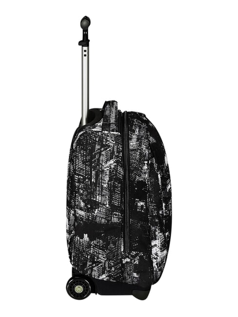 FANTASY GRS 2-r&auml;driger Trolley-Rucksack, fest Stadt schwarz - Rucks&auml;cke mit Trolleyfunktion