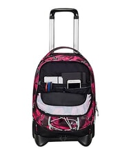 INVICTA PLUS GRS FANTASY Abnehmbarer Trolley-Rucksack Makro-Schmetterlinge - Rucks&auml;cke mit Trolleyfunktion - 5