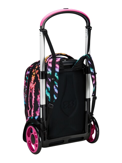 MULTI-SHADE GIRL Abnehmbarer 2-Rad-Trolley-Rucksack Schwarz - Rucks&auml;cke mit Trolleyfunktion