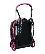 SEVEN MULTI-SHADE GIRL Abnehmbarer 2-Rad-Trolley-Rucksack Schwarz - Rucks&auml;cke mit Trolleyfunktion - 7