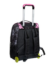 SEVEN FLYING DREAMS 2-r&auml;driger Trolley-Rucksack, fest montiert Schwarz - Rucks&auml;cke mit Trolleyfunktion - 3