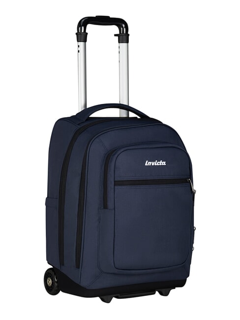 NEW WAY 2-r&auml;driger Trolley-Rucksack, fest montiert STIMMUNG INDIGO - Rucks&auml;cke mit Trolleyfunktion