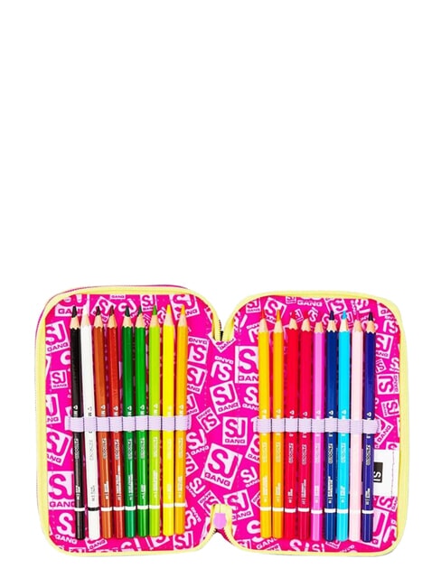 GAME-LED GIRL Federm&auml;ppchen mit 3 Rei&szlig;verschl&uuml;ssen rosa Puppe - Etuis und Zubeh&ouml;r