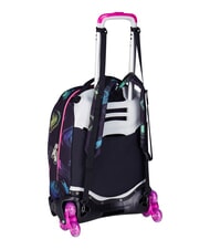 SEVEN OPTICAL SHADE GIRL 3-r&auml;driger Trolley-Rucksack, abnehmbar Schwarz - Rucks&auml;cke mit Trolleyfunktion - 7