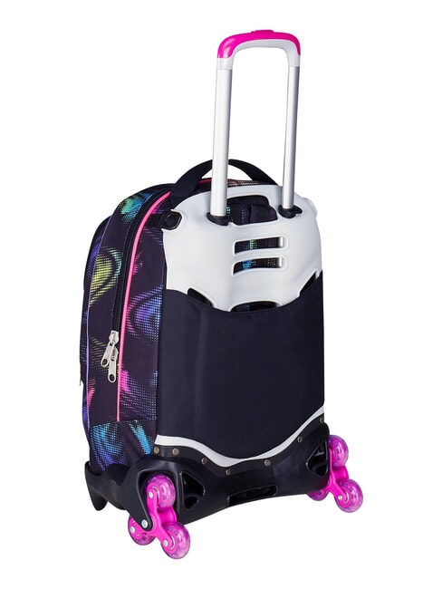 OPTICAL SHADE GIRL 3-r&auml;driger Trolley-Rucksack, abnehmbar Schwarz - Rucks&auml;cke mit Trolleyfunktion