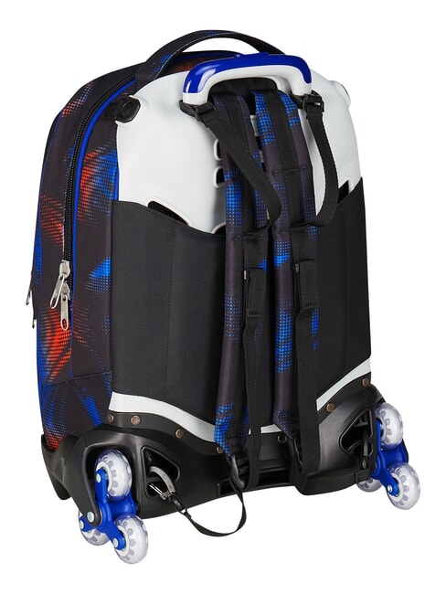 OPTICAL SHADE BOY 3-r&auml;driger Trolley-Rucksack, abnehmbar Reflexblau - Rucks&auml;cke mit Trolleyfunktion