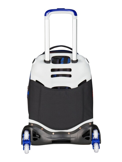 OPTICAL SHADE BOY 3-r&auml;driger Trolley-Rucksack, abnehmbar Reflexblau - Rucks&auml;cke mit Trolleyfunktion