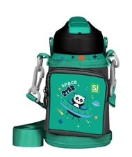 SJGANG SJ Wasserflasche mit geformtem Verschluss fluo / gr&uuml;n - Thermosflaschen - 3
